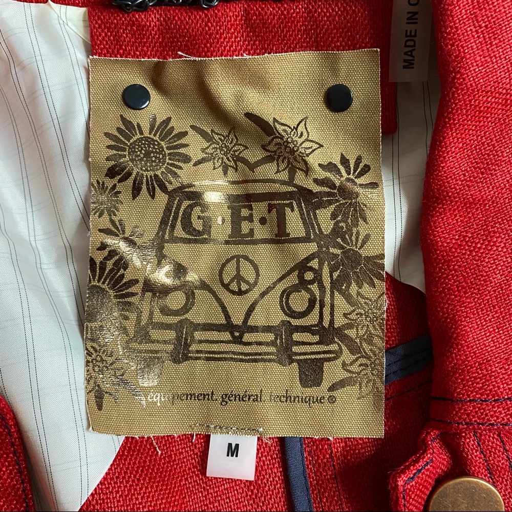 G.E.T Red Jacket size M - Picture 6 of 12